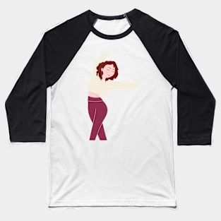 Dancing Girl Baseball T-Shirt